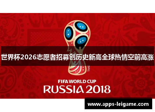 世界杯2026志愿者招募创历史新高全球热情空前高涨 世界杯2026志愿者招募创历史新高全球热情空前高涨